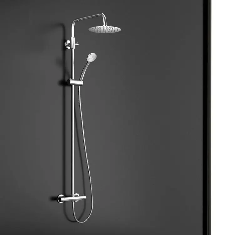Colonna Doccia Termostatica A Parete Maxi-2 - Mirtak - Cromato - Linea Era - immagine 2