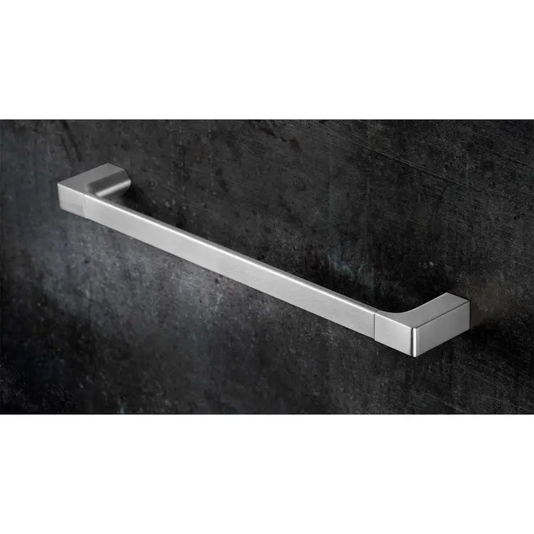 Supporto per asciugamani - Mirtak - Nickel Satinato PVD - Linea Decua - immagine 2