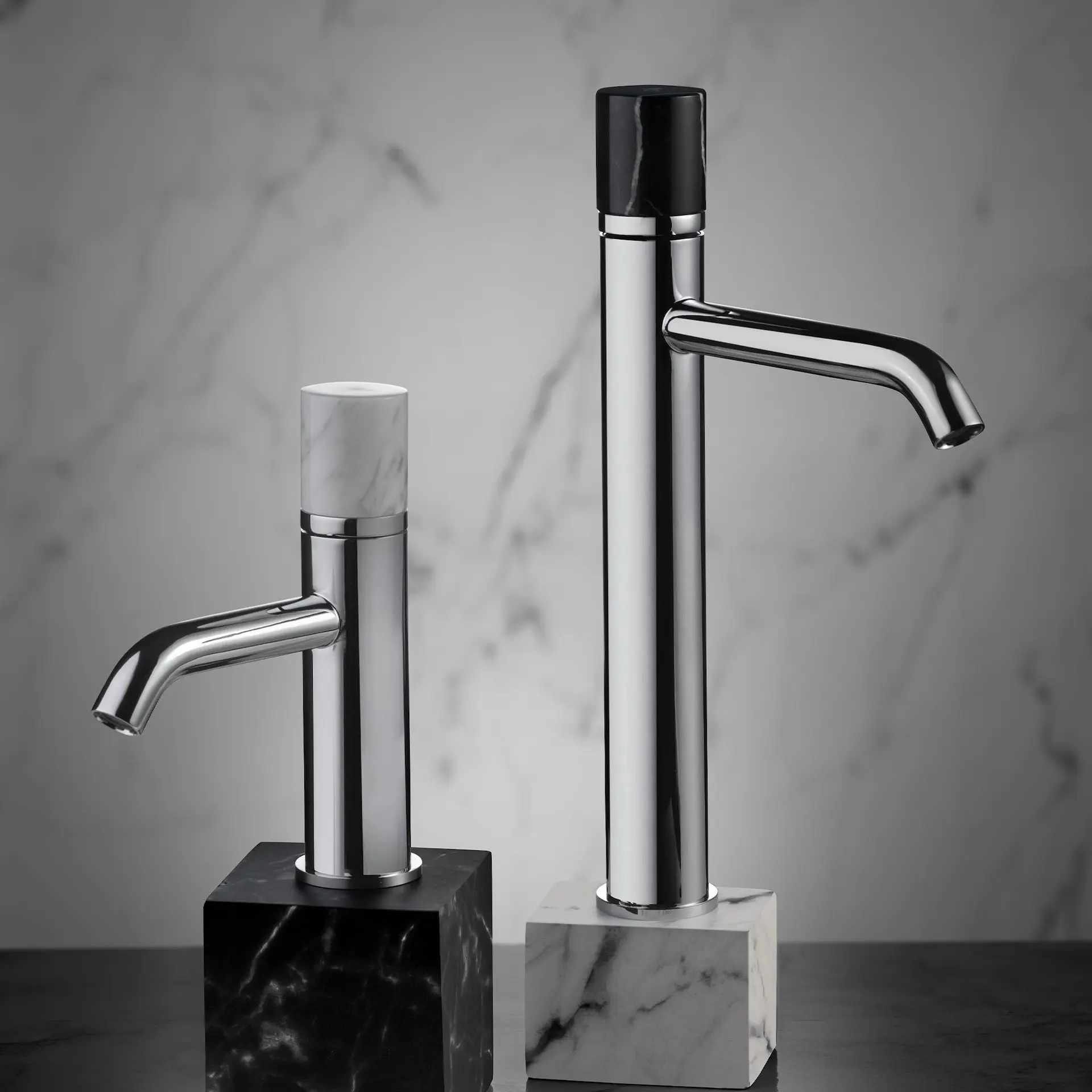 Miscelatore Lavabo Alto - Mirtak - Cromato - Linea QUO N - immagine 2