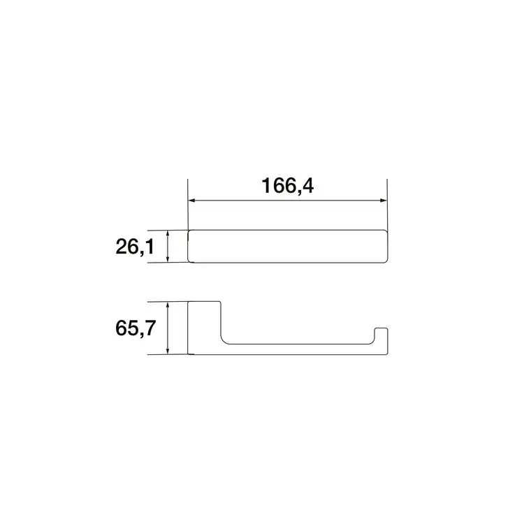 Supporto per Rotolo - Mirtak - Rame Satinato PVD - Linea Decua - immagine 2