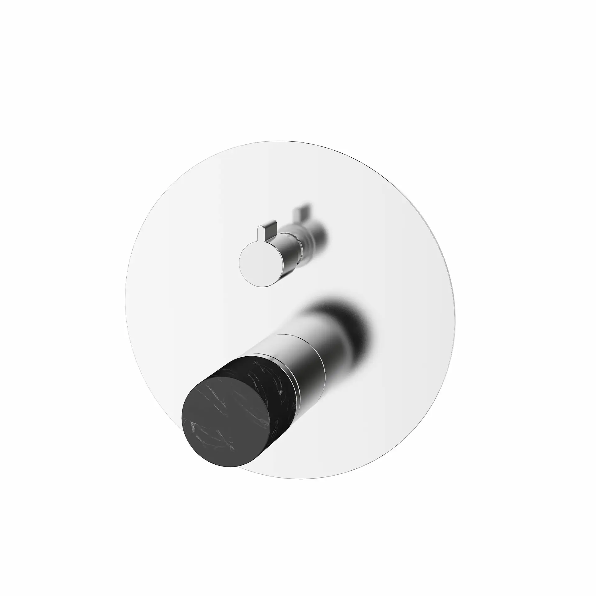 Set Doccia Ad Incasso Con Braccio A Parete (Set 2)- Mirtak - Cromato - Linea QUO N - immagine 3