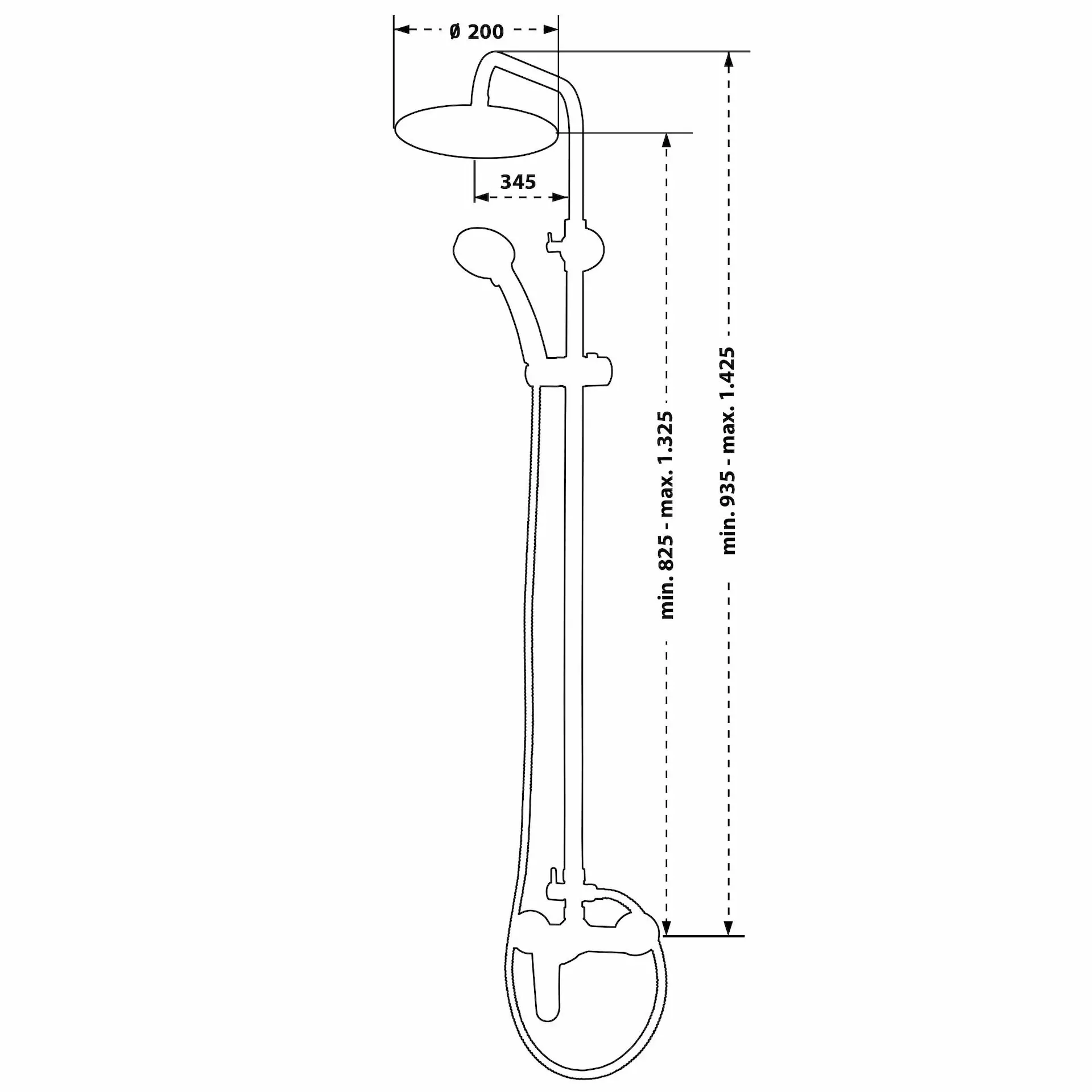 Colonna Doccia Monocomando - Mirtak - Cromato - Linea Navy - immagine 2
